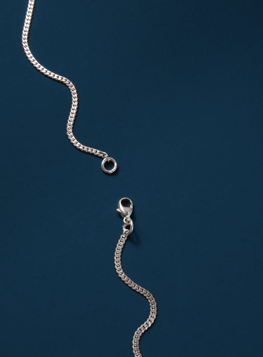 925 Sterling Silver Minimalist 2mm Cuban Chain Necklace for Men Jewelry WE ARE ALL SMITH: Men's Jewelry & Clothing.   