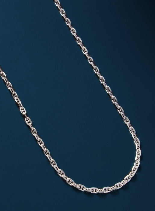 925 Sterling Silver Mini Anchor Chain Necklace for Men Jewelry WE ARE ALL SMITH: Men's Jewelry & Clothing.   