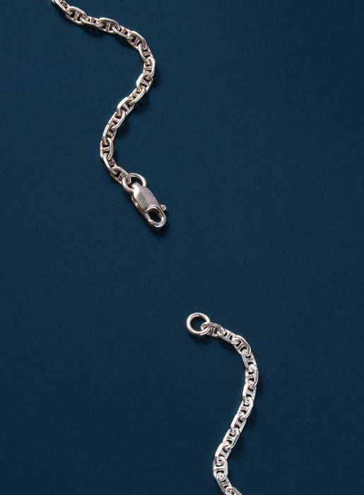 925 Sterling Silver Mini Anchor Chain Necklace for Men Jewelry WE ARE ALL SMITH: Men's Jewelry & Clothing.   