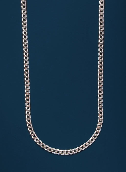 925 Sterling Silver Cuban Chain Necklace for Men Jewelry WE ARE ALL SMITH: Men's Jewelry & Clothing.   