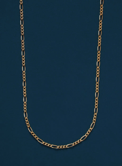 1.8mm 14k Gold Filled Figaro Chain Necklace for Men Jewelry WE ARE ALL SMITH: Men's Jewelry & Clothing.   