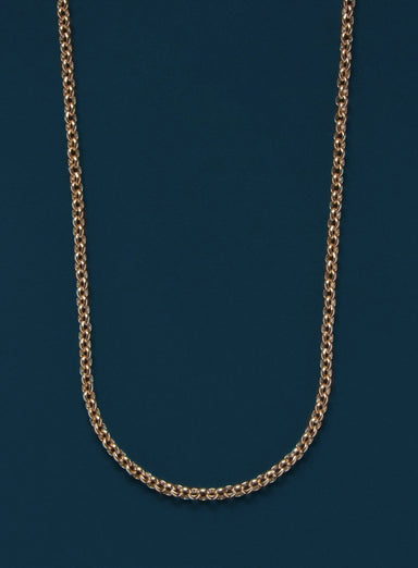 14k Gold Filled Rolo Chain Necklace for Men Jewelry WE ARE ALL SMITH: Men's Jewelry & Clothing.   