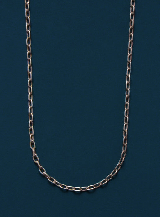 Oxidized Sterling Silver Cable Chain Necklace for Men  WE ARE ALL SMITH: Men's Jewelry & Clothing.   