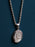 Necklace Set: Silver Rope Chain and St. Christopher Necklace Necklaces WE ARE ALL SMITH: Men's Jewelry & Clothing.   