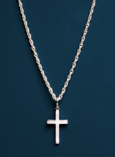 NECKLACE FOR — MINI GOLD SMITH MEN CROSS WE ALL ARE