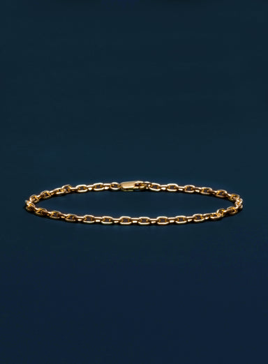 14k Gold Filled Cable Chain Bracelet Bracelets WE ARE ALL SMITH: Men's Jewelry & Clothing.   