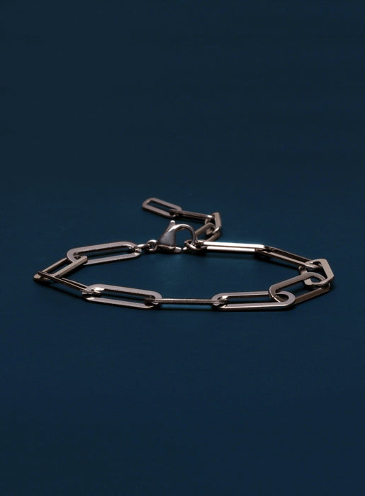 Waterproof Large Stainless Steel Adjustable Clip Chain Bracelet Bracelets WE ARE ALL SMITH: Men's Jewelry & Clothing.   