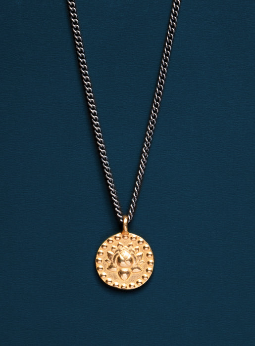 Vermeil Gold Om Necklace for Men Necklaces We Are All Smith   