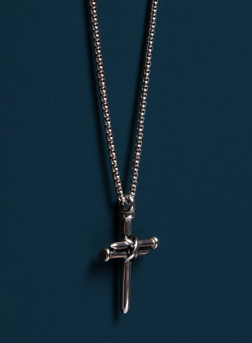 Stainless Steel Nail Cross Necklace for Men Necklaces We Are All Smith   