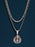 Necklace Set: Silver Rope Chain and Buddha Necklace Necklaces WE ARE ALL SMITH: Men's Jewelry & Clothing.   
