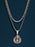 Necklace Set: Silver Rope Chain and Buddha Necklace Necklaces WE ARE ALL SMITH: Men's Jewelry & Clothing.   