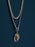 Necklace Set: Silver Rope Chain and Buddha Necklace Necklaces WE ARE ALL SMITH: Men's Jewelry & Clothing.   