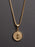 Gold St. Benedict Medal Men's Necklace (SMALL) Necklaces WE ARE ALL SMITH   