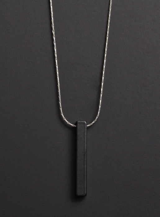 Black Bar Men's Necklace Necklaces WE ARE ALL SMITH   