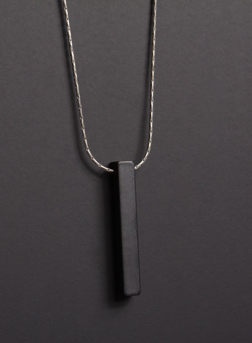 Black Bar Men's Necklace Necklaces WE ARE ALL SMITH   