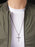 Large Stainless Steel "Bamboo" Cross Men's Necklace Necklaces WE ARE ALL SMITH   