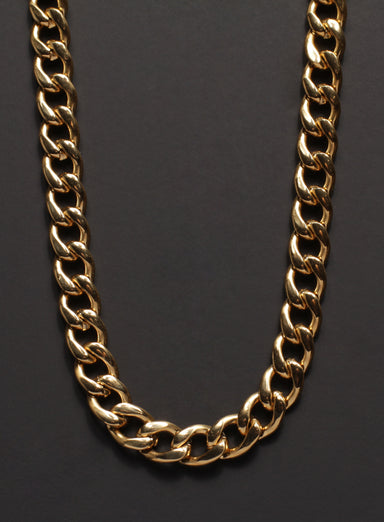 9mm Gold Curb Chain Necklace for Men Necklaces We Are All Smith   