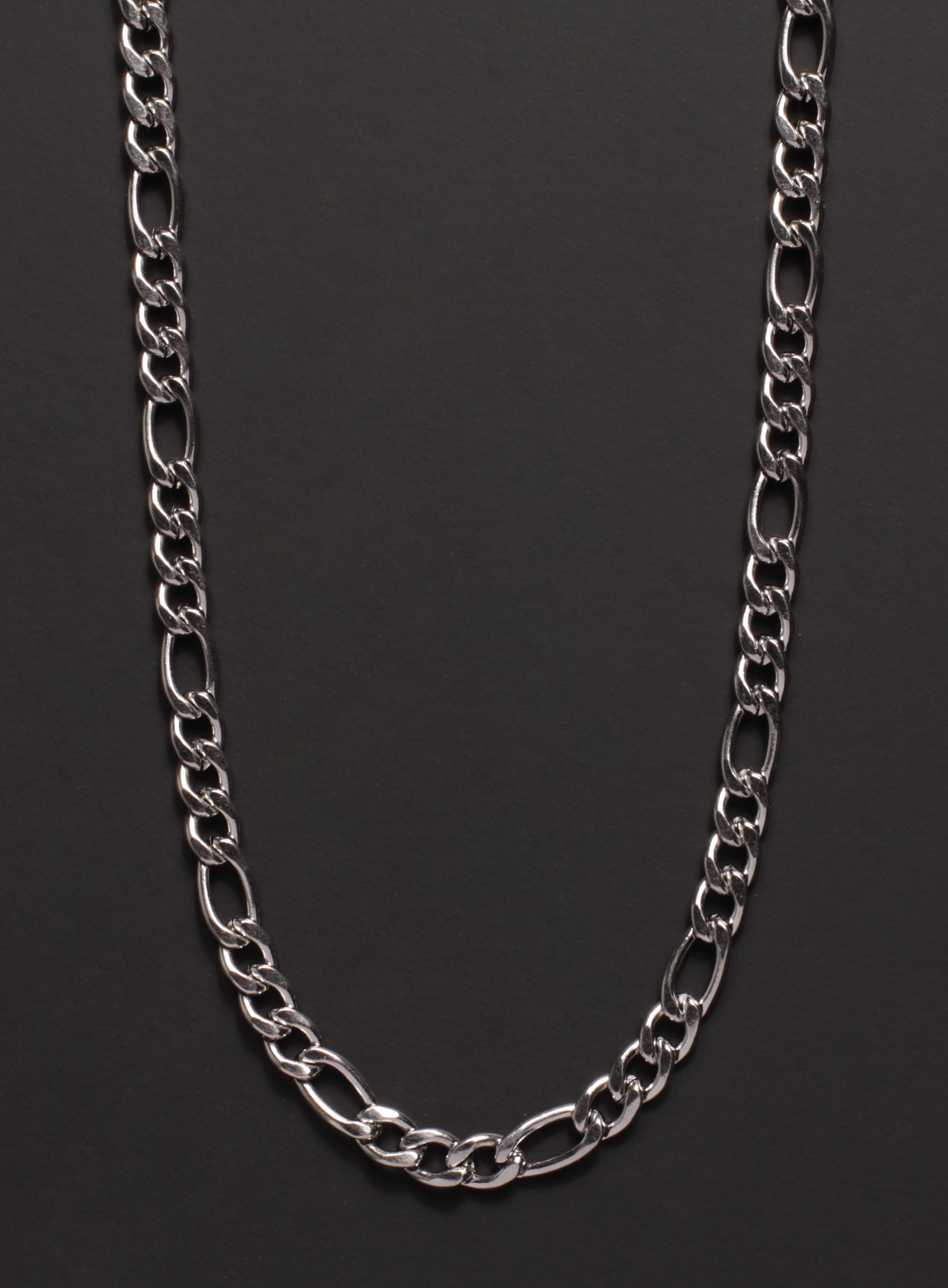 送料関税込【King Ice】5mm Stainless Steel Figaro Chain 5mm Figaro Chain | Hip Hop Jewelry | King Ice