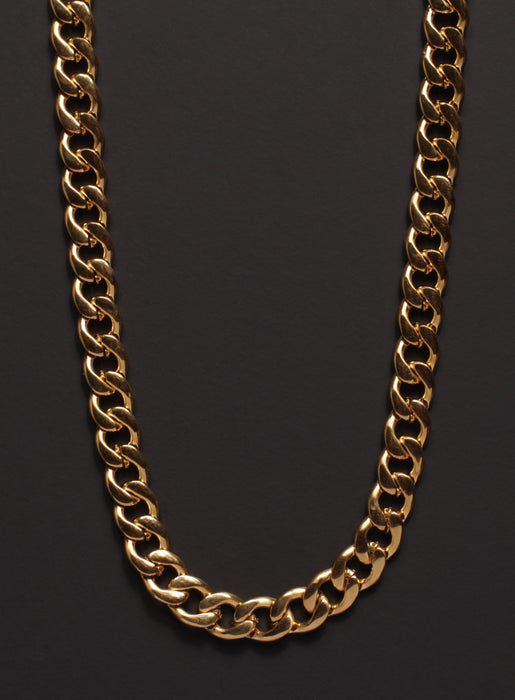 7mm Gold Curb Chain Necklace for Men Necklaces We Are All Smith   