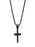 SMALL BLACK CROSS NECKLACE FOR MEN Jewelry We Are All Smith   