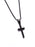 SMALL BLACK CROSS NECKLACE FOR MEN Jewelry We Are All Smith   