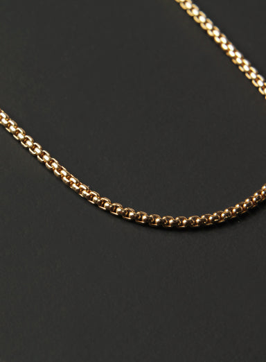 Gold Box Chain Necklace for Men Jewelry We Are All Smith   