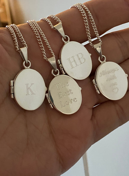 Custom engraved Men's Locket Necklace — WE ARE ALL SMITH