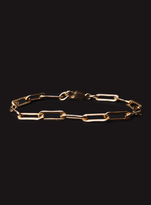 14k Gold filled thick cable chain bracelet for men Bracelets We Are All Smith   