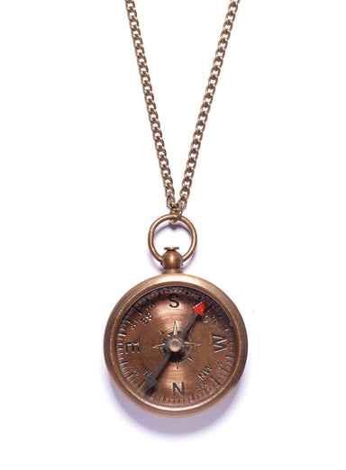 Antiqued Compass Necklace Jewelry We Are All Smith   