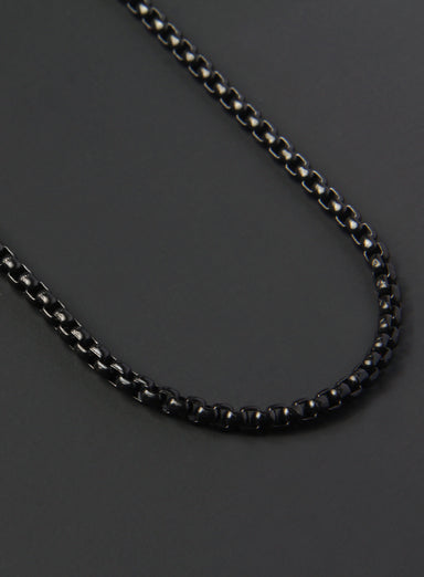 Black Stainless Steel Chain Necklace for Men Jewelry We Are All Smith   