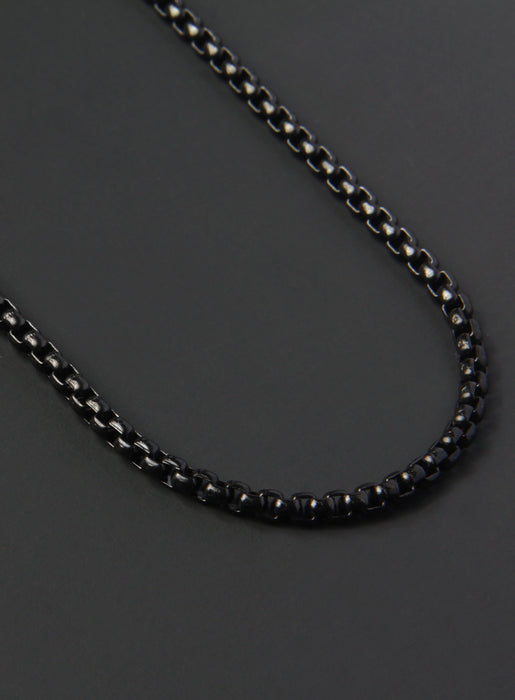 Black Stainless Steel Chain Necklace for Men Jewelry We Are All Smith   