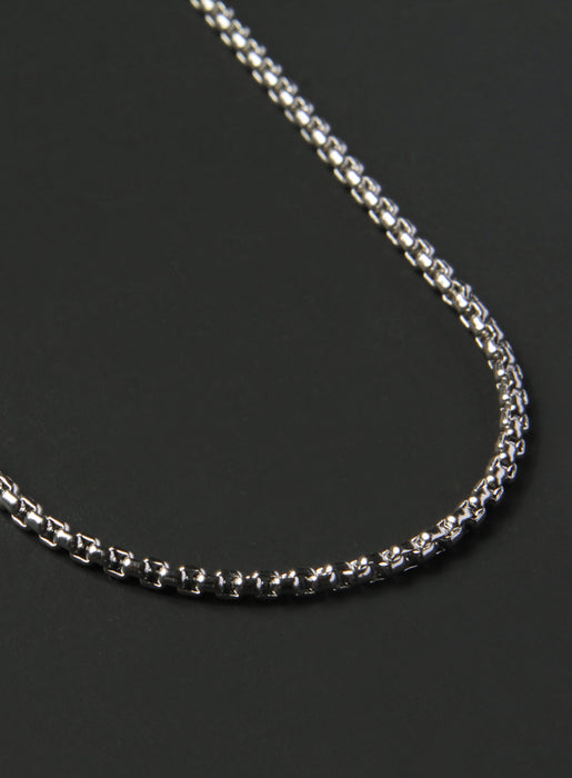 Stainless Steel Box Chain Necklace for Men Jewelry We Are All Smith   