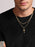 Necklace Set: Gold Rope Chain and Large Gold Cross Necklaces WE ARE ALL SMITH: Men's Jewelry & Clothing.   