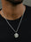 Necklace Set: Silver Rope Chain and St. Christopher Necklace Necklaces WE ARE ALL SMITH: Men's Jewelry & Clothing.   