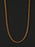 4mm Gold Round Box Chain Necklace for Men. Necklaces WE ARE ALL SMITH   