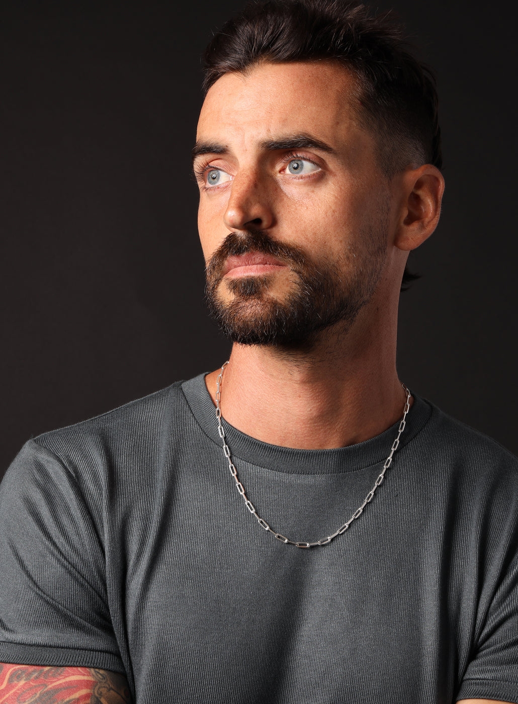 925 Sterling Silver Elongated Cable Chain Necklace for Men — WE ARE ALL ...