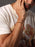 Medium Gold Plated Stainless Steel Adjustable Clip Chain Bracelet Bracelets WE ARE ALL SMITH: Men's Jewelry & Clothing.   