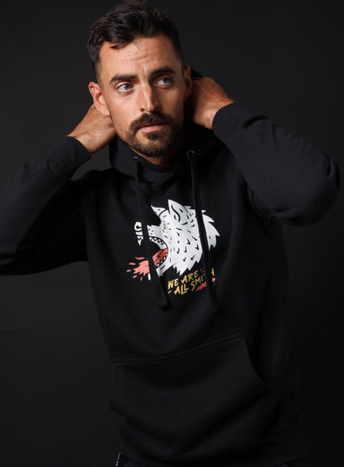 Wolfie We Are All Smith Unisex Hoodie  WE ARE ALL SMITH: Men's Jewelry & Clothing.   