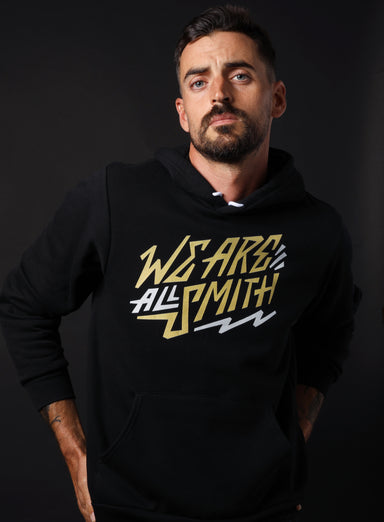 Unisex We Are All Smith black hoodie  WE ARE ALL SMITH: Men's Jewelry & Clothing.   