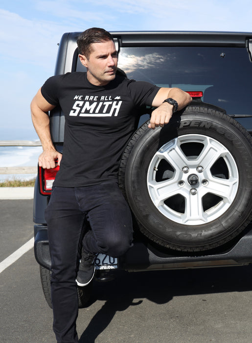 We Are All Smith Black Unisex t-shirt  WE ARE ALL SMITH: Men's Jewelry & Clothing.   