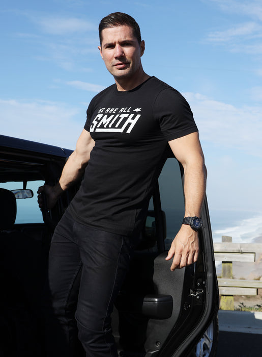 We Are All Smith Black Unisex t-shirt  WE ARE ALL SMITH: Men's Jewelry & Clothing.   