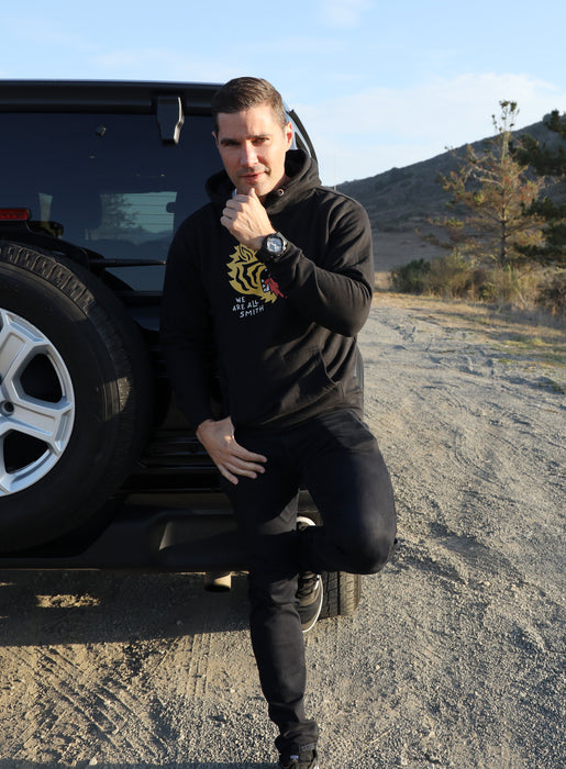 We Are All Smith Tiger Black Unisex Hoodie  WE ARE ALL SMITH: Men's Jewelry & Clothing.   