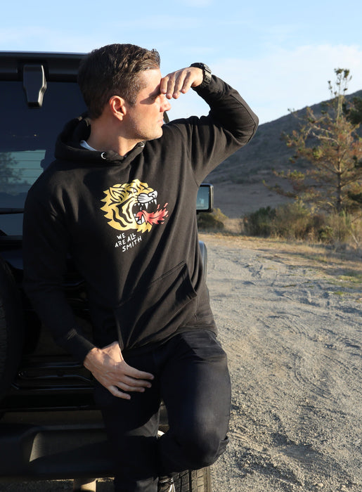 We Are All Smith Tiger Black Unisex Hoodie  WE ARE ALL SMITH: Men's Jewelry & Clothing.   