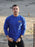 Royal Blue Embroidered WAAS Logo Unisex Sweatshirt  WE ARE ALL SMITH: Men's Jewelry & Clothing.   