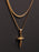 Necklace Set: Gold Rope Chain and Gold Crucifix Necklace Necklaces WE ARE ALL SMITH: Men's Jewelry & Clothing.   