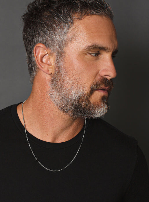 925 Sterling Silver Rolo Chain Necklace for Men Jewelry WE ARE ALL SMITH: Men's Jewelry & Clothing.   