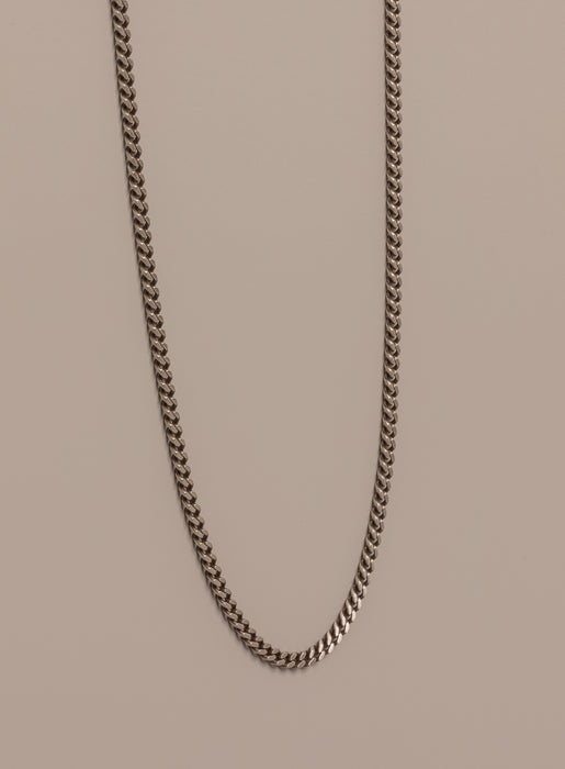 Oxidized Sterling + "Chocolate" Vermeil Gold Cuban Chain Necklace Jewelry WE ARE ALL SMITH: Men's Jewelry & Clothing.   
