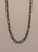 925 Titanium Coated Sterling Silver Figaro Inspired Chain Necklace for Men  WE ARE ALL SMITH: Men's Jewelry & Clothing.   