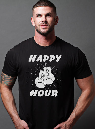 Happy Hour Boxing Short sleeve t-shirt  WE ARE ALL SMITH   