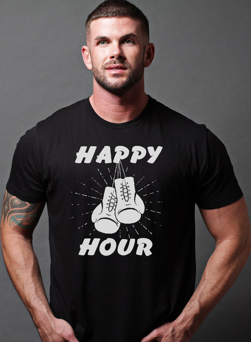 Happy Hour Boxing Short sleeve t-shirt  WE ARE ALL SMITH   